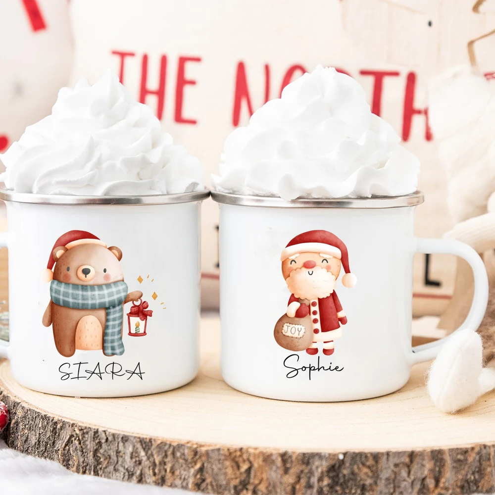 Kids Outdoor Xmas Gifts - Персонализированная рождественская детская кружка из горячего