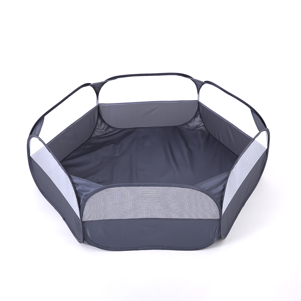 Kids Outdoor Ball - Складной черный бассейн с шариками для