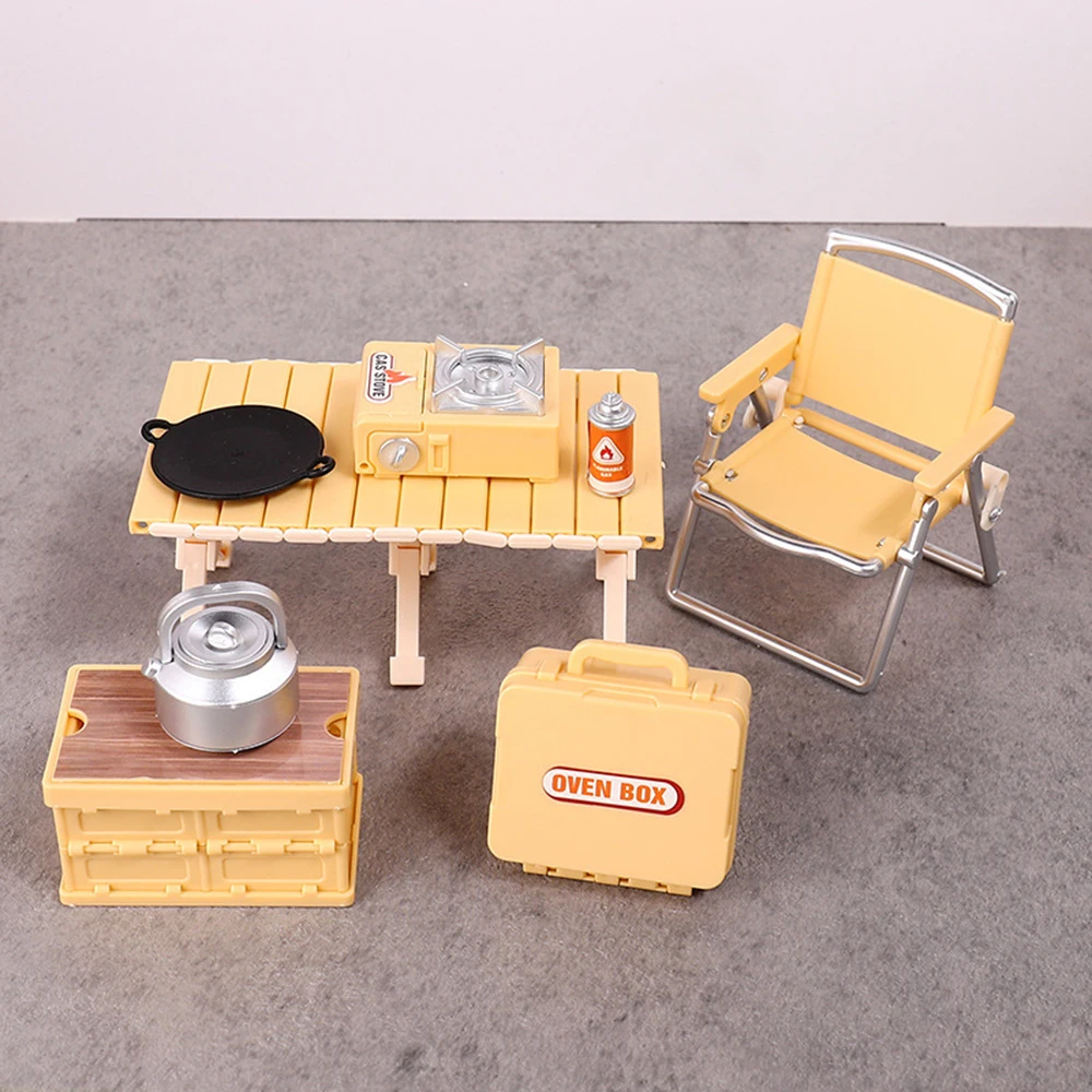 Kids Outdoor Table And Chair Set - Мини-складной стул и стол - имитация