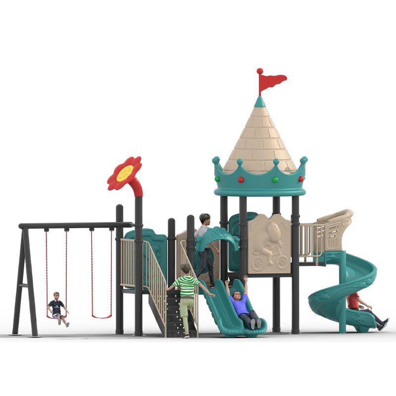Kids Outdoor Yard Equipment - Детская уличная игровая площадка EO-Castle Theme