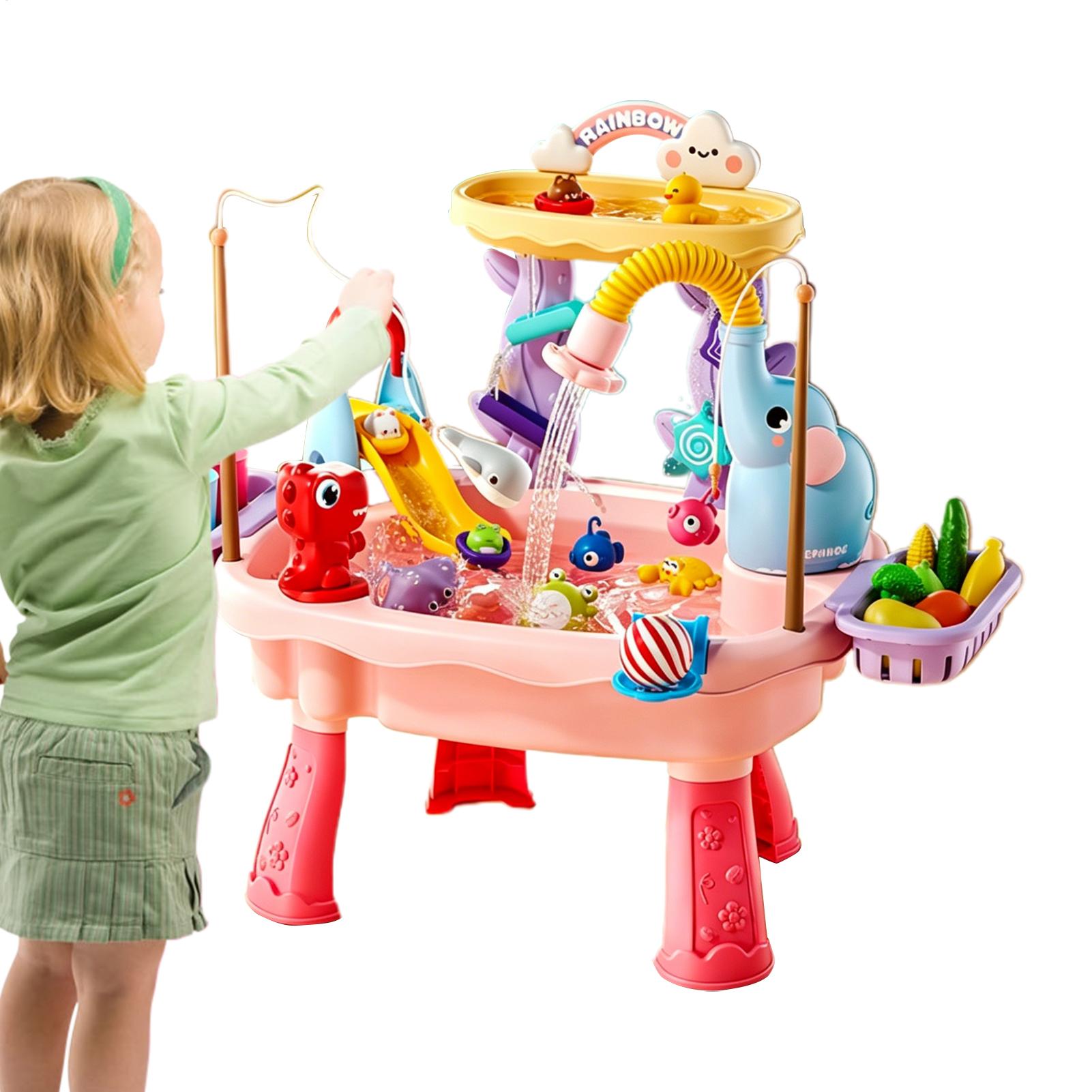 Kids Outdoor Sensory Table - 1 шт. Улучшенный детский водный столик-кухня