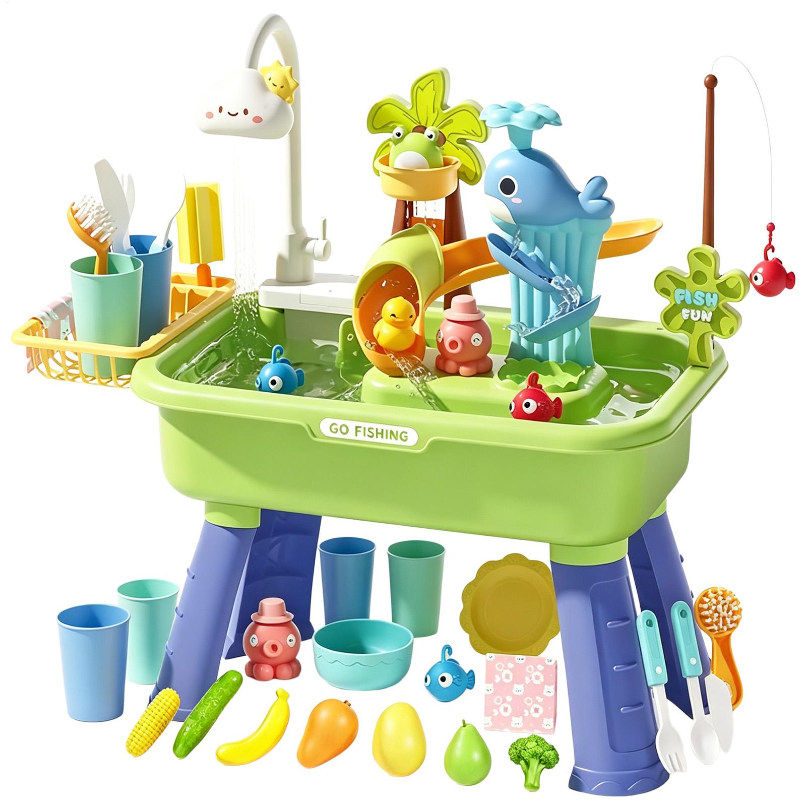 Kids Outdoor Sensory Table - Детский водный стол с насосом, сенсорный