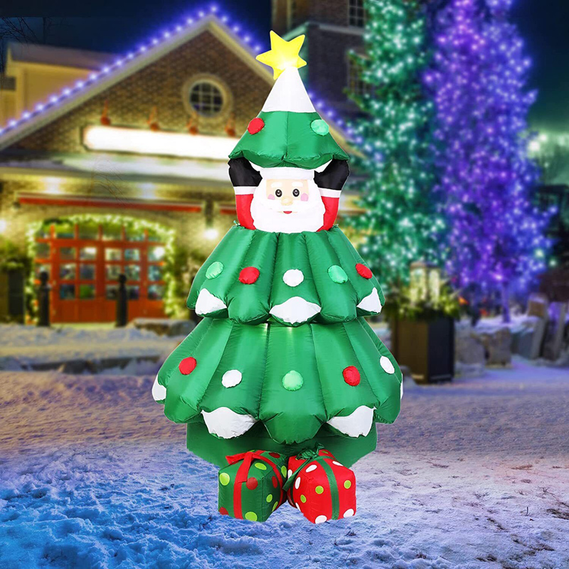 Kids Outdoor Xmas Gifts - 6 футов надувная Рождественская елка со