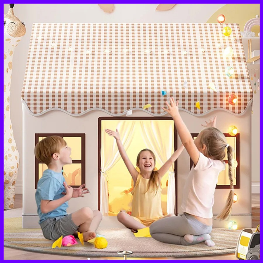 Outdoor Tent Playhouse - Складная детская палатка-замок, игровой домик для