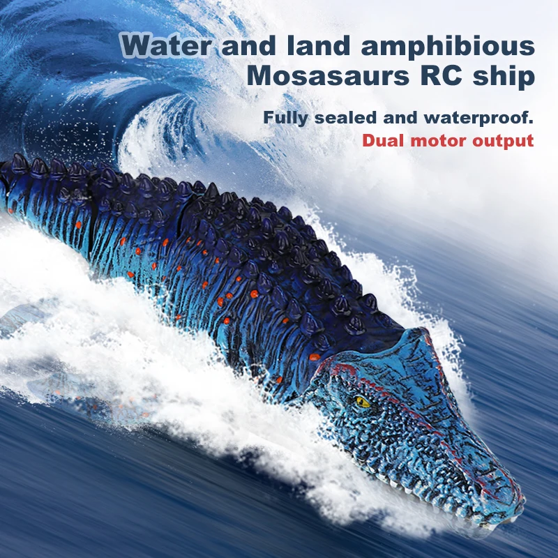 Kids Outdoor Water - 2,4G моделирование Mosasaurus RC крокодил качающийся