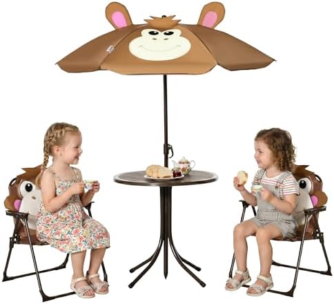 Kids Outdoor Table And Chair Set - Детский набор стола и стульев для