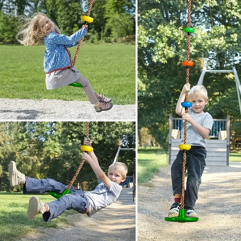 Kids Outdoor Yard Equipment - Комплект 3-в-1: Дисковые качели-сиденье, 1 шт.,