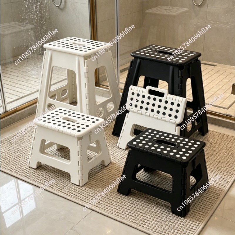 Kids Outdoor Foldable Chair - Утолщенный пластиковый складной табурет, портативный складной