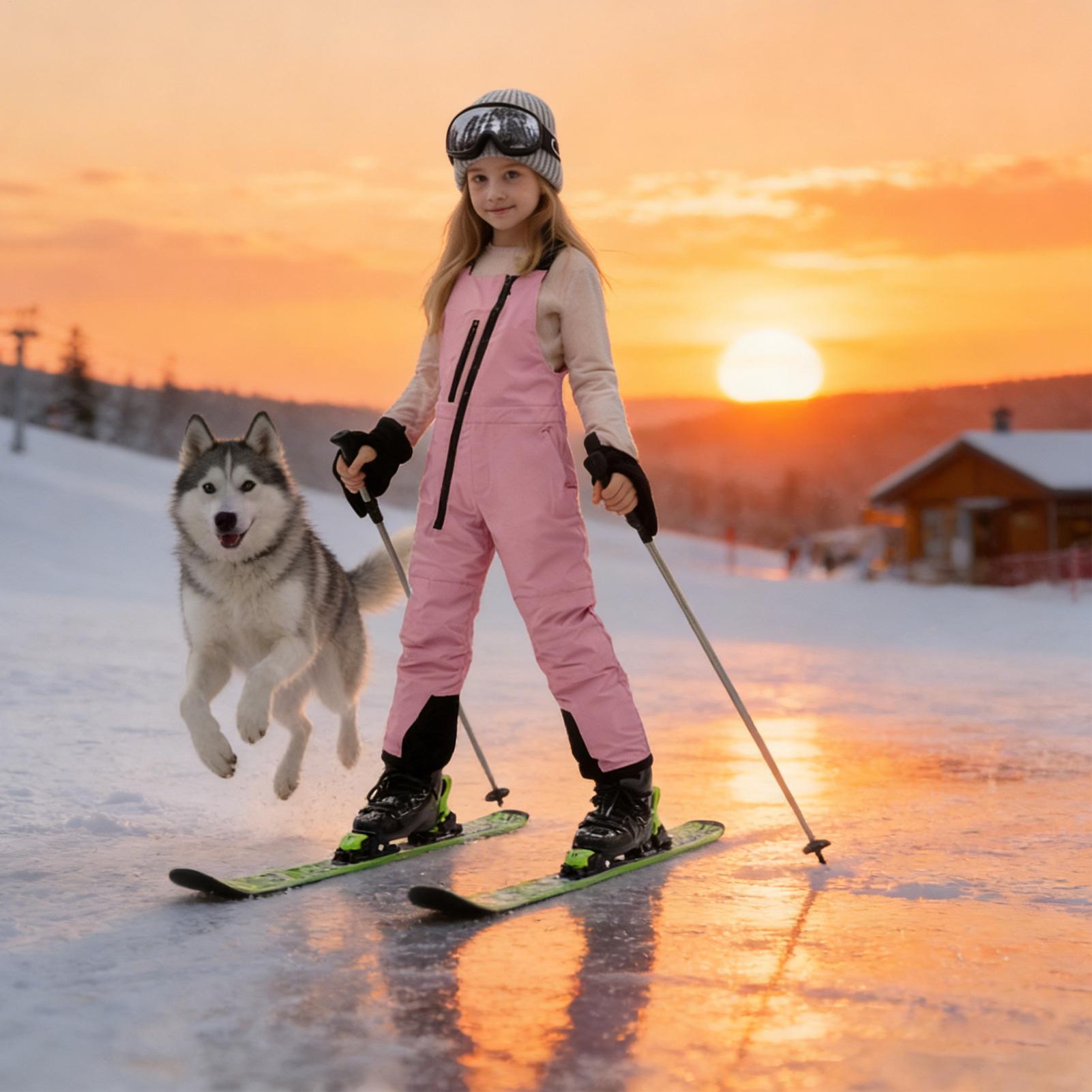 Kids Outdoor Overalls - Детский зимний комбинезон-сноусьют, водонепроницаемый утепленный комбинезон
