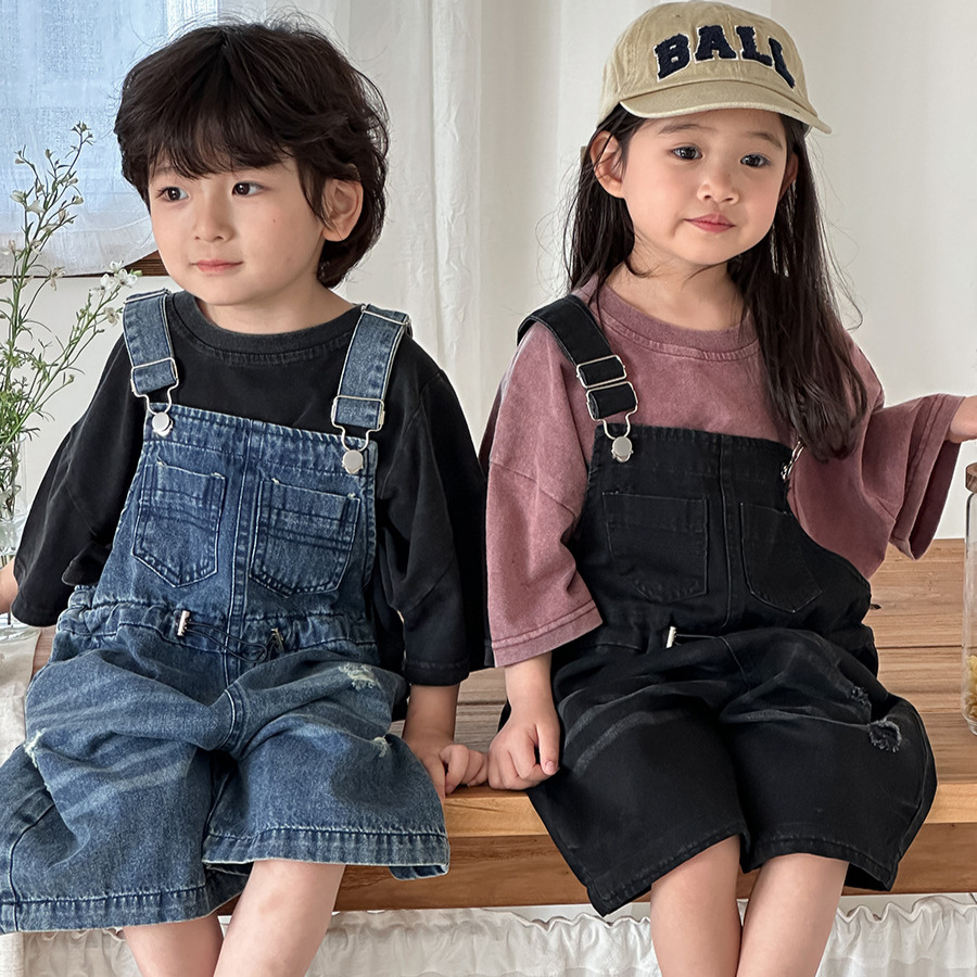 Kids Outdoor Overalls - Летний джинсовый комбинезон унисекс для детей