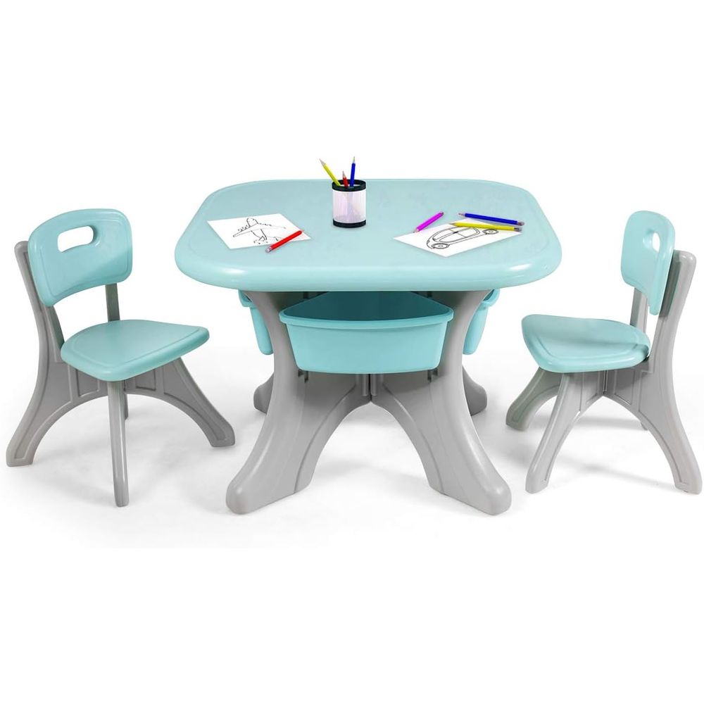 Kids Outdoor Table And Chair Set - Детский стол и стулья, набор из