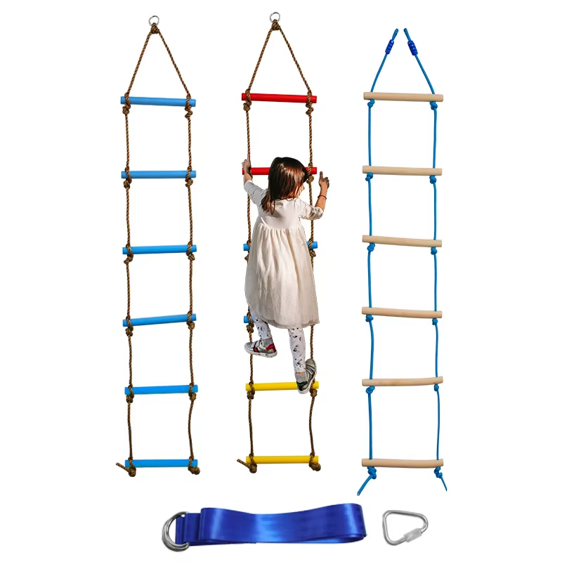 Kids Outdoor Nature Play - Лестница-веревка для лазания 6,6 футов для