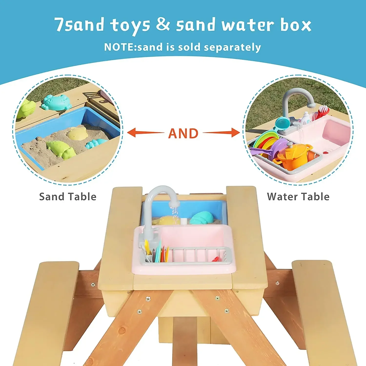 # Детский стол для пикника, об – обзор и цена Kids Outdoor Dining Table