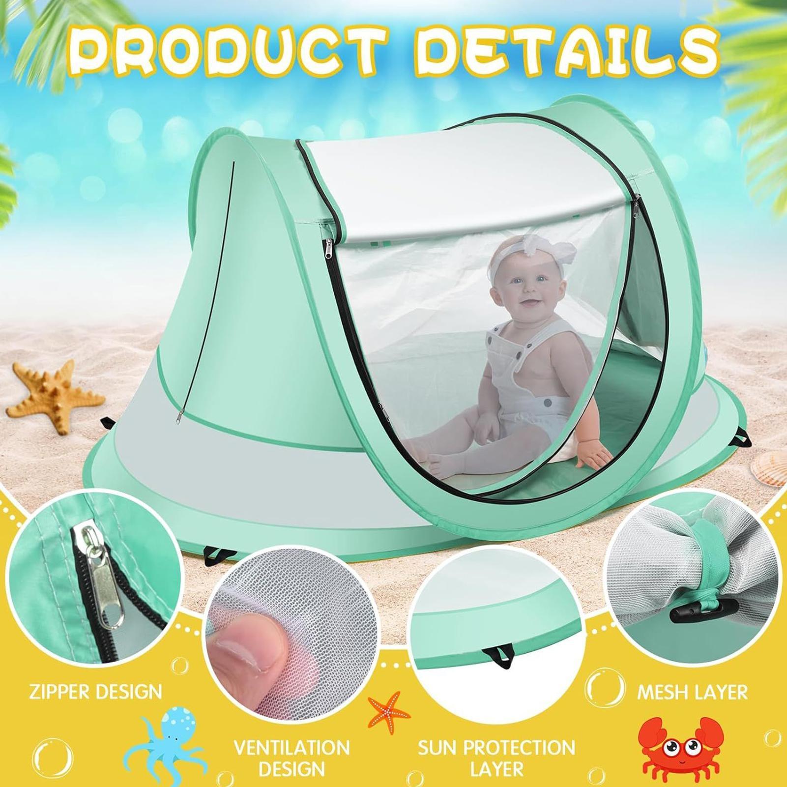 Пляжная палатка для малышей, с – обзор и цена Outdoor Tent Playhouse