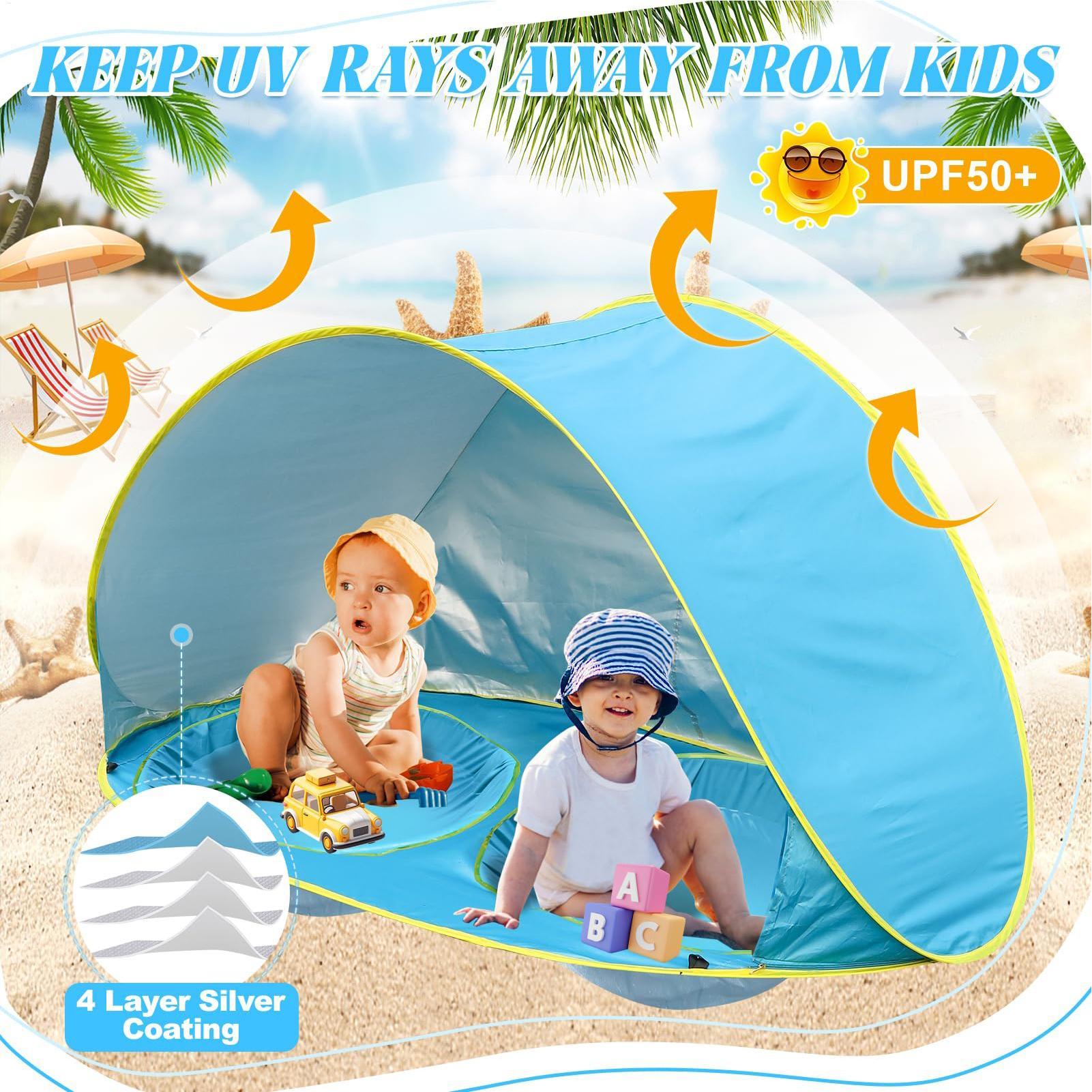 Детская пляжная палатка с басс – обзор и цена Outdoor Tent Playhouse