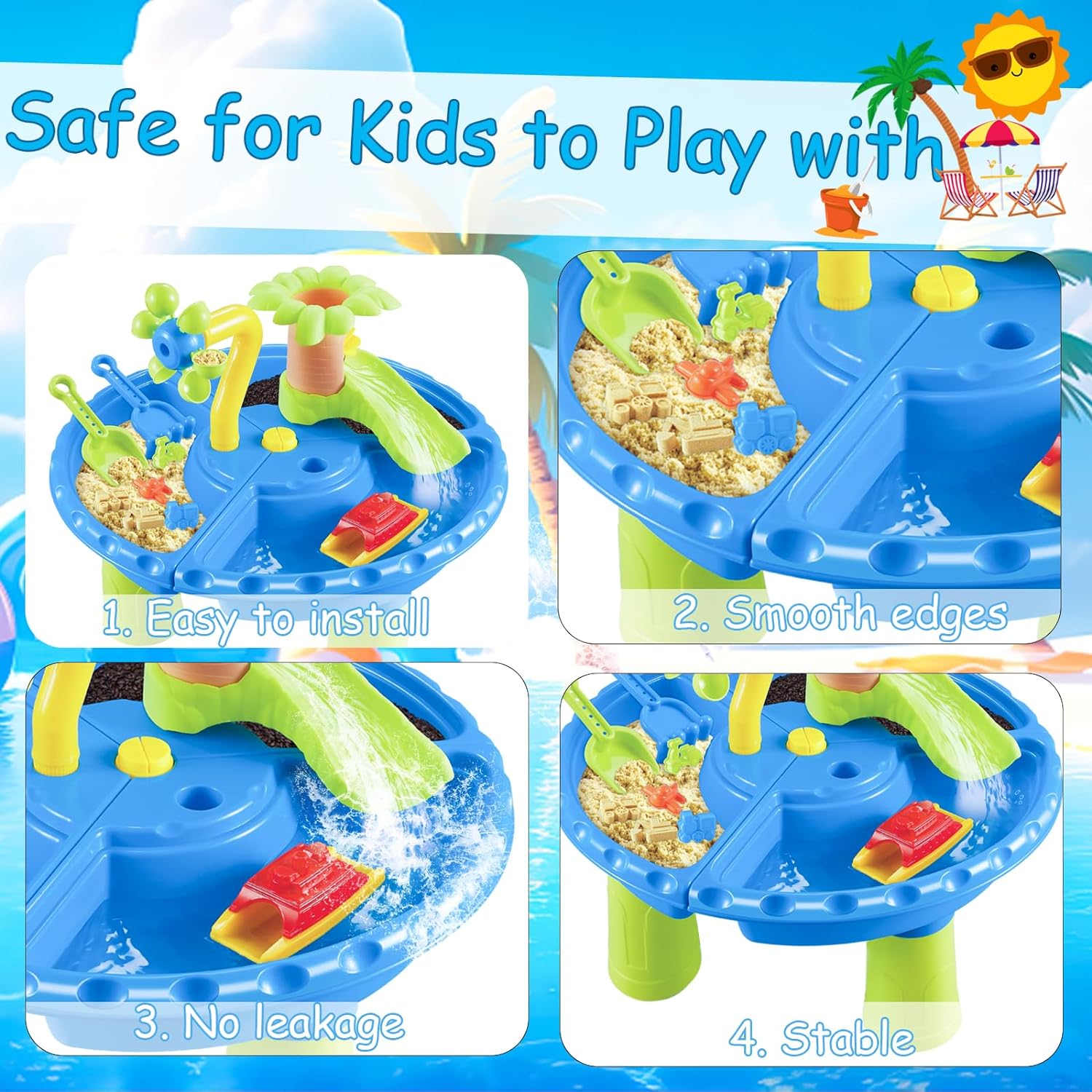 Водяной стол, песочный ящик дл – обзор и цена Kids Outdoor Sensory Table