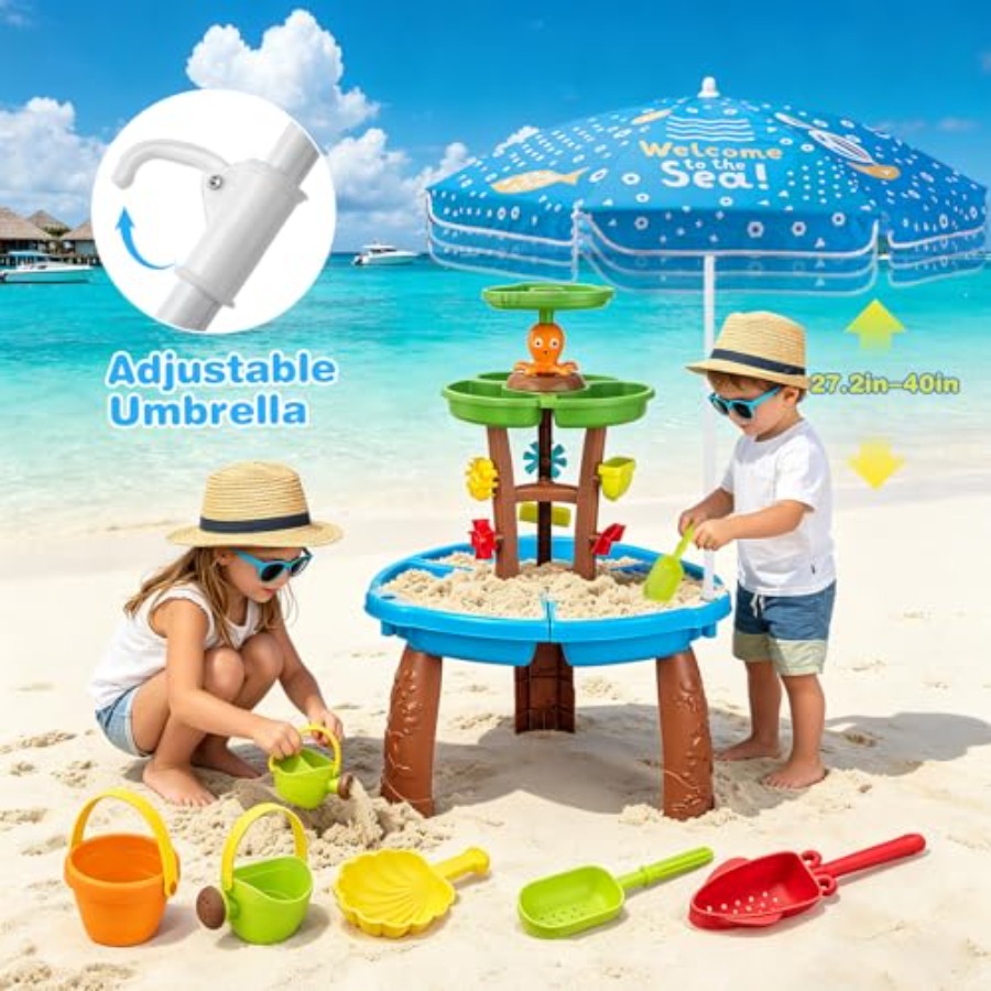 Уличный водный столик для дете – обзор и цена Kids Outdoor Sensory Table