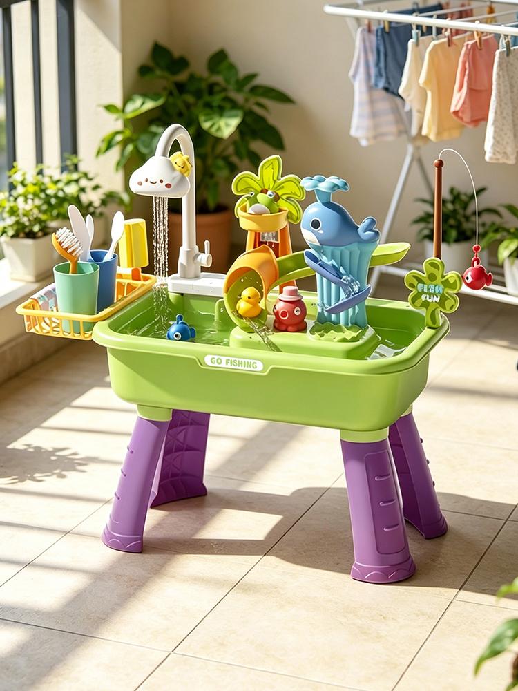 Набор из 43 предметов: Электри – обзор и цена Kids Outdoor Sensory Table