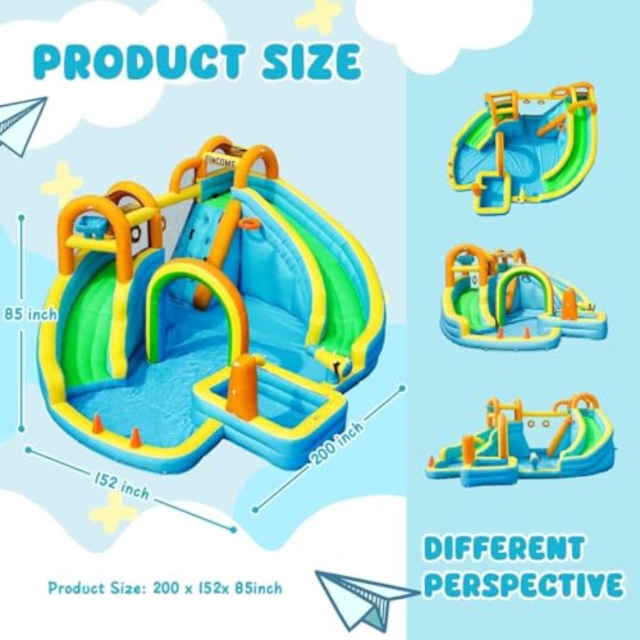 Надувной аквапарк для детей на – обзор и цена Kids Outdoor Water