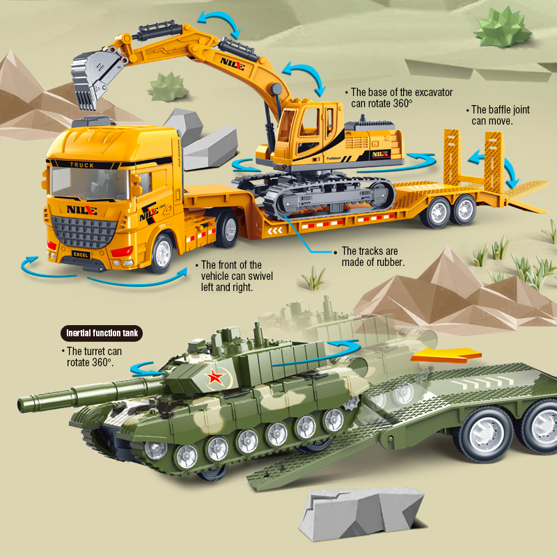 Инерционная модель-транспортер – обзор и цена Kids Outdoor Digger