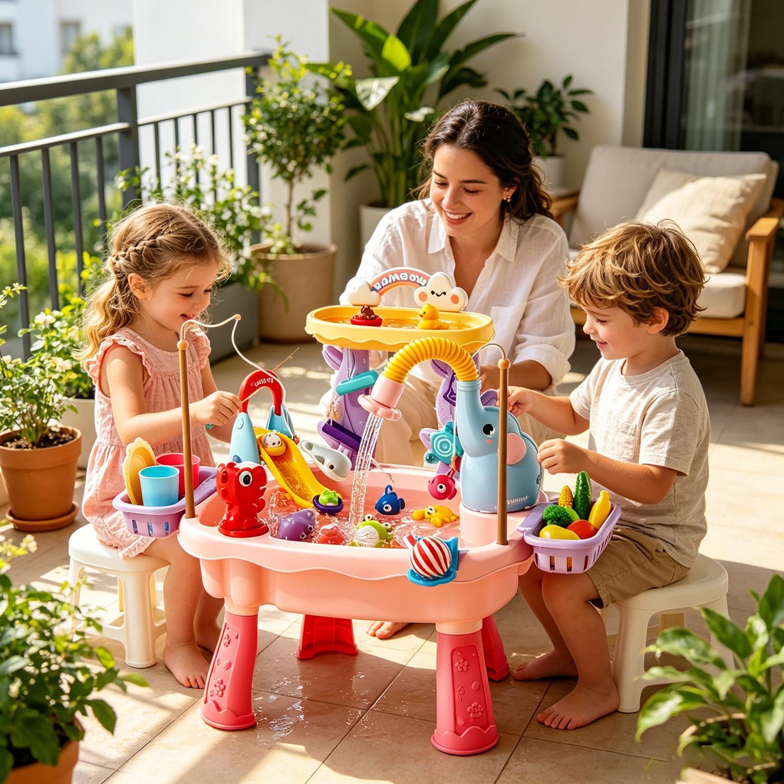 1 шт. Улучшенный детский водны – обзор и цена Kids Outdoor Sensory Table