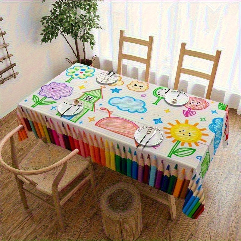 1 шт., скатерть с рисунком кар – обзор и цена Kids Outdoor Dining Table