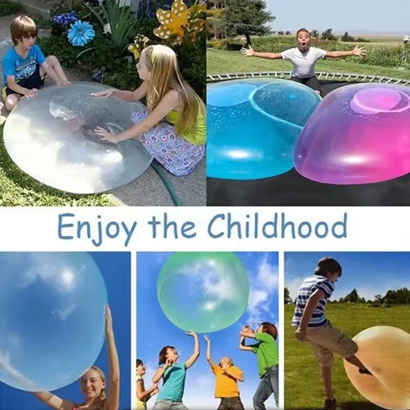 Надувной резиновый мяч-пузырь  – обзор и цена Kids Outdoor Water