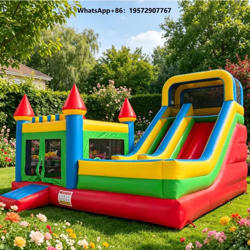 Портативный надувной батут-ком – обзор и цена Kids Outdoor Slide