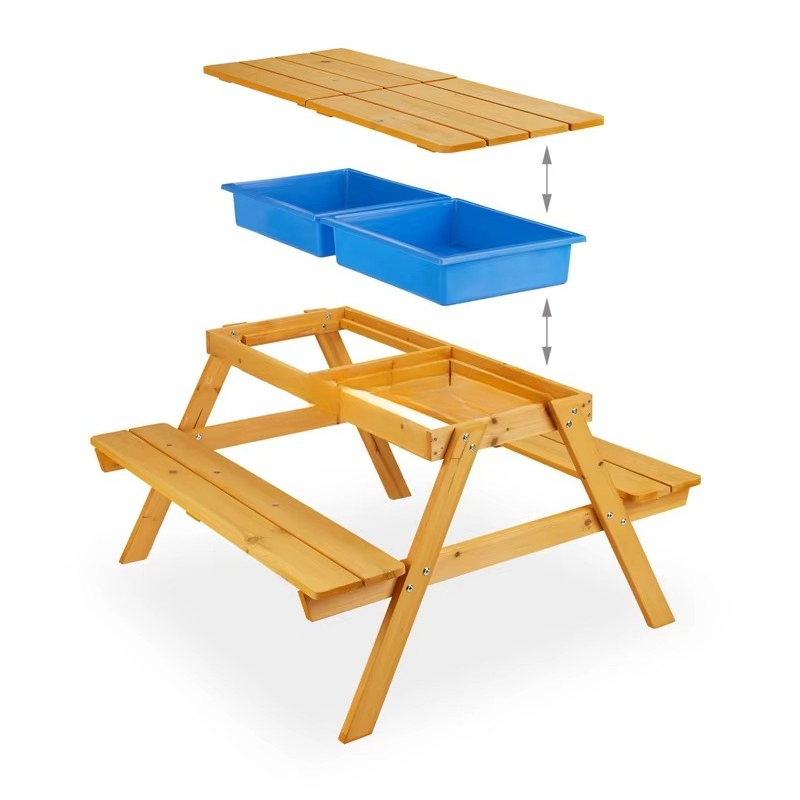 Детский уличный деревянный сад – обзор и цена Kids Outdoor Table And Chair Set