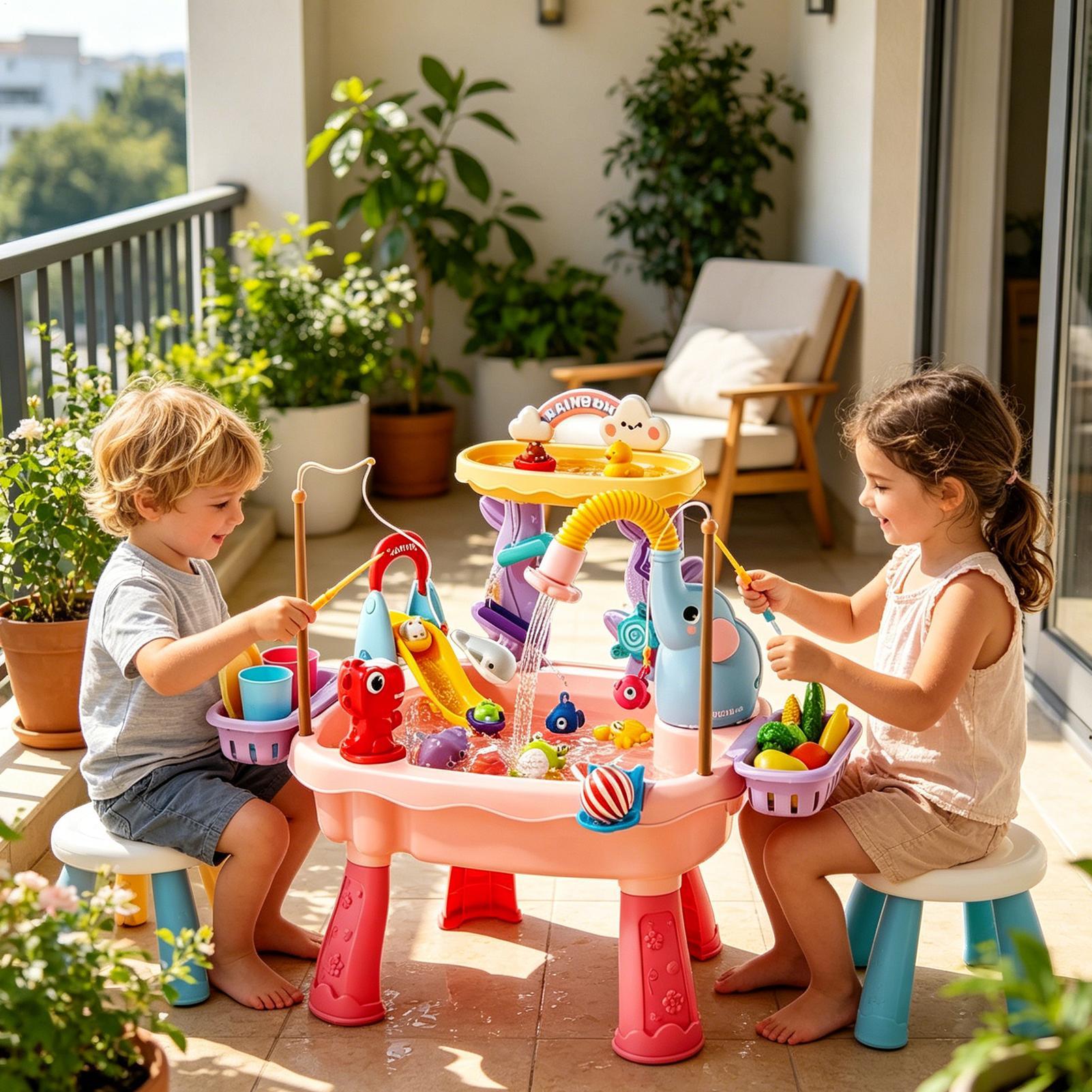 Улучшенный детский водный стол – обзор и цена Kids Outdoor Sensory Table