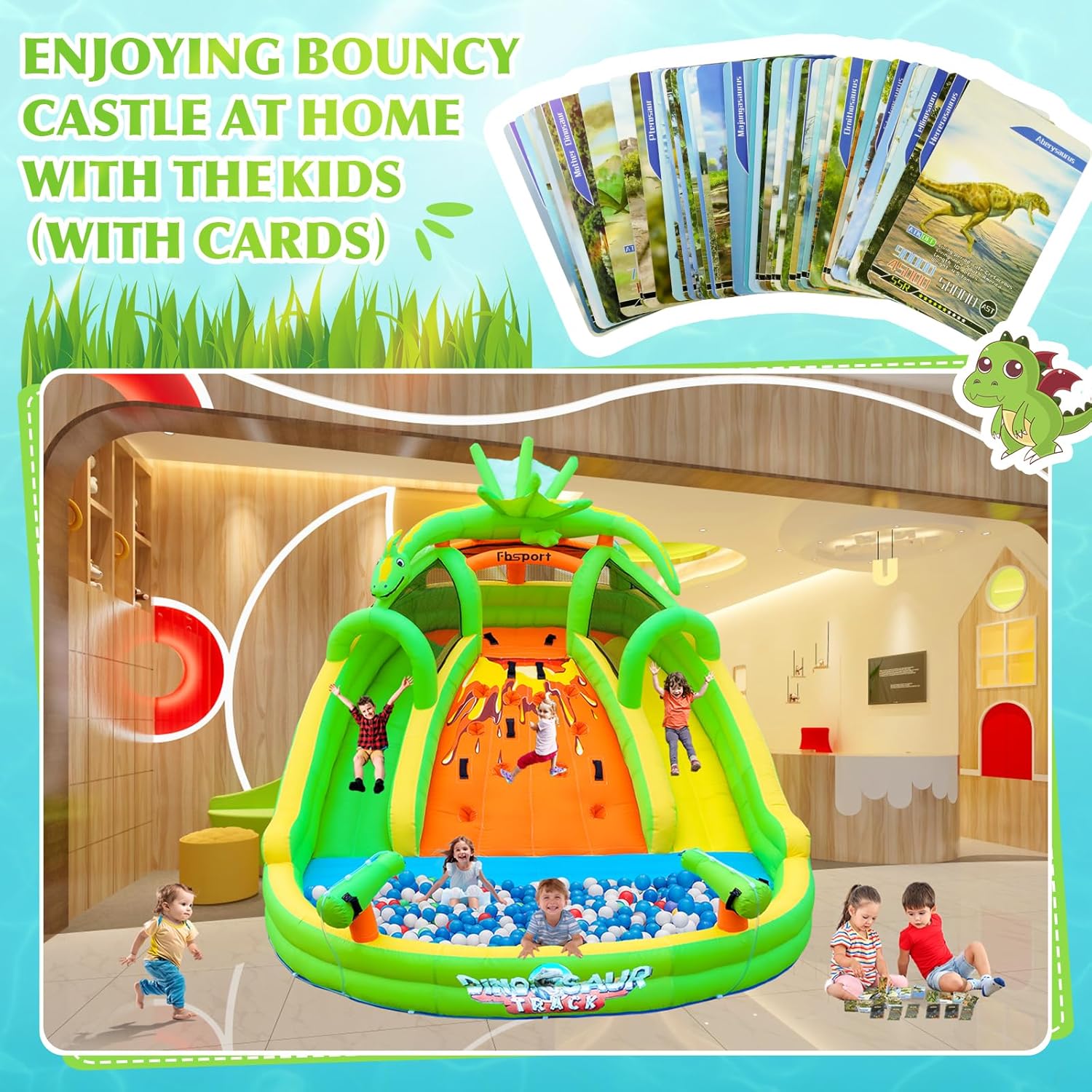 Надувной батут для детей с гор – обзор и цена Kids Outdoor Water