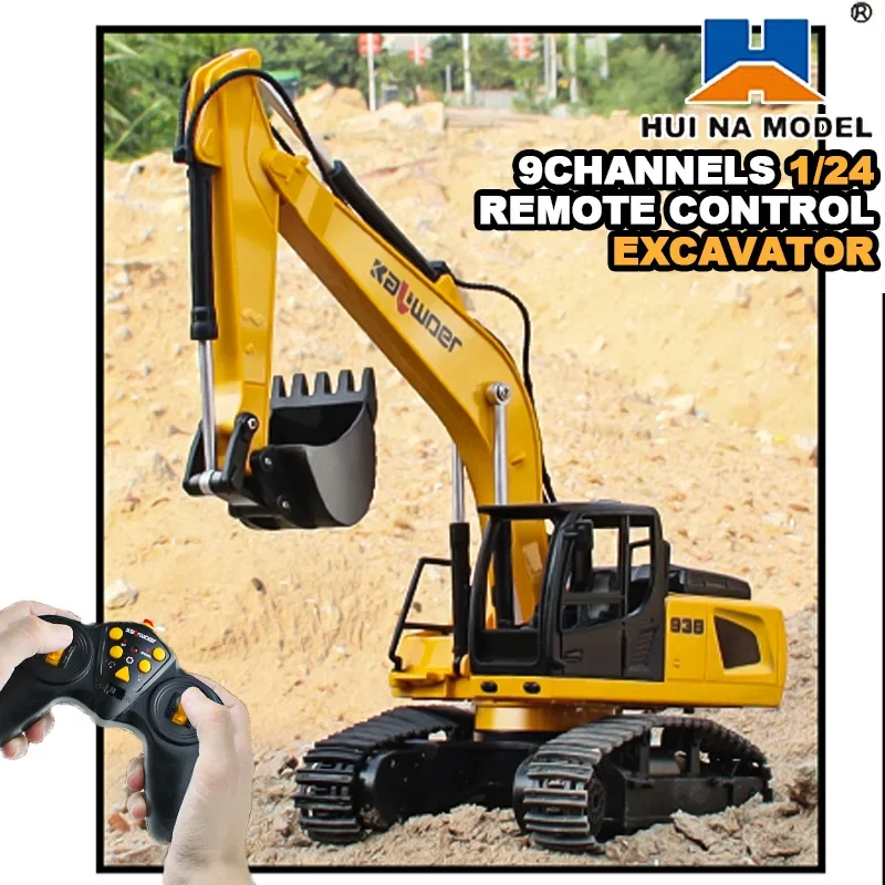 Huina Радиоуправляемый экскава – обзор и цена Kids Outdoor Digger