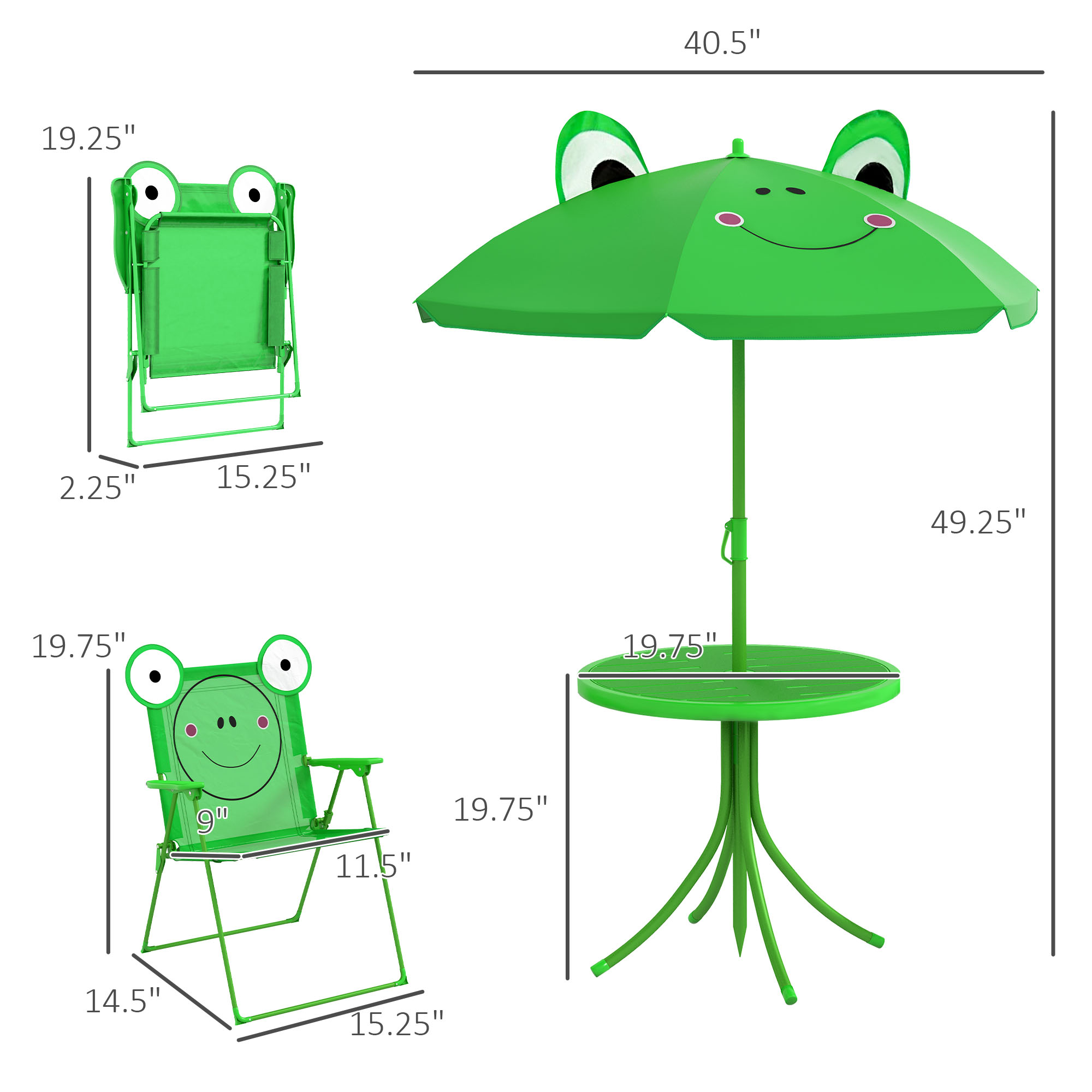 Детский набор стола и стульев, – обзор и цена Kids Outdoor Table And Chair Set