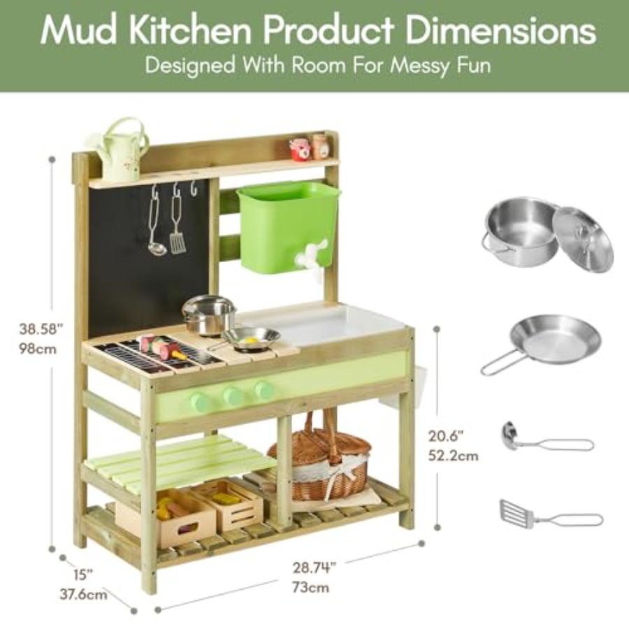 Детская уличная кухня для игр  – обзор и цена Kids Outdoor Mud Kitchen