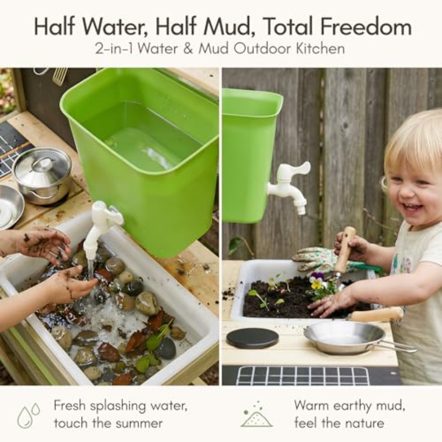 Детская уличная кухня для игр  – обзор и цена Kids Outdoor Mud Kitchen