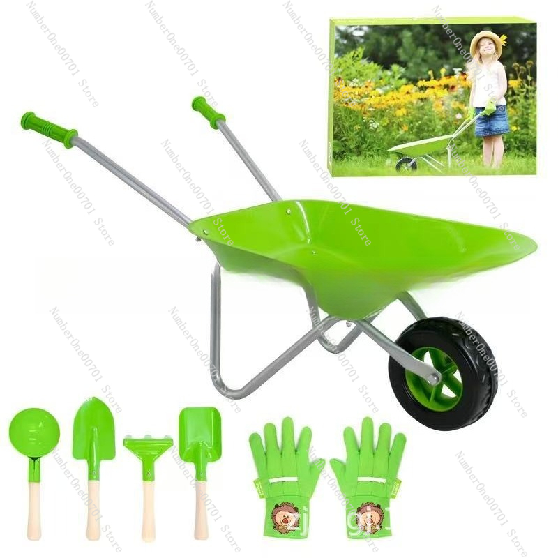 Детская уличная тачка, зеленый – обзор и цена Kids Outdoor Play