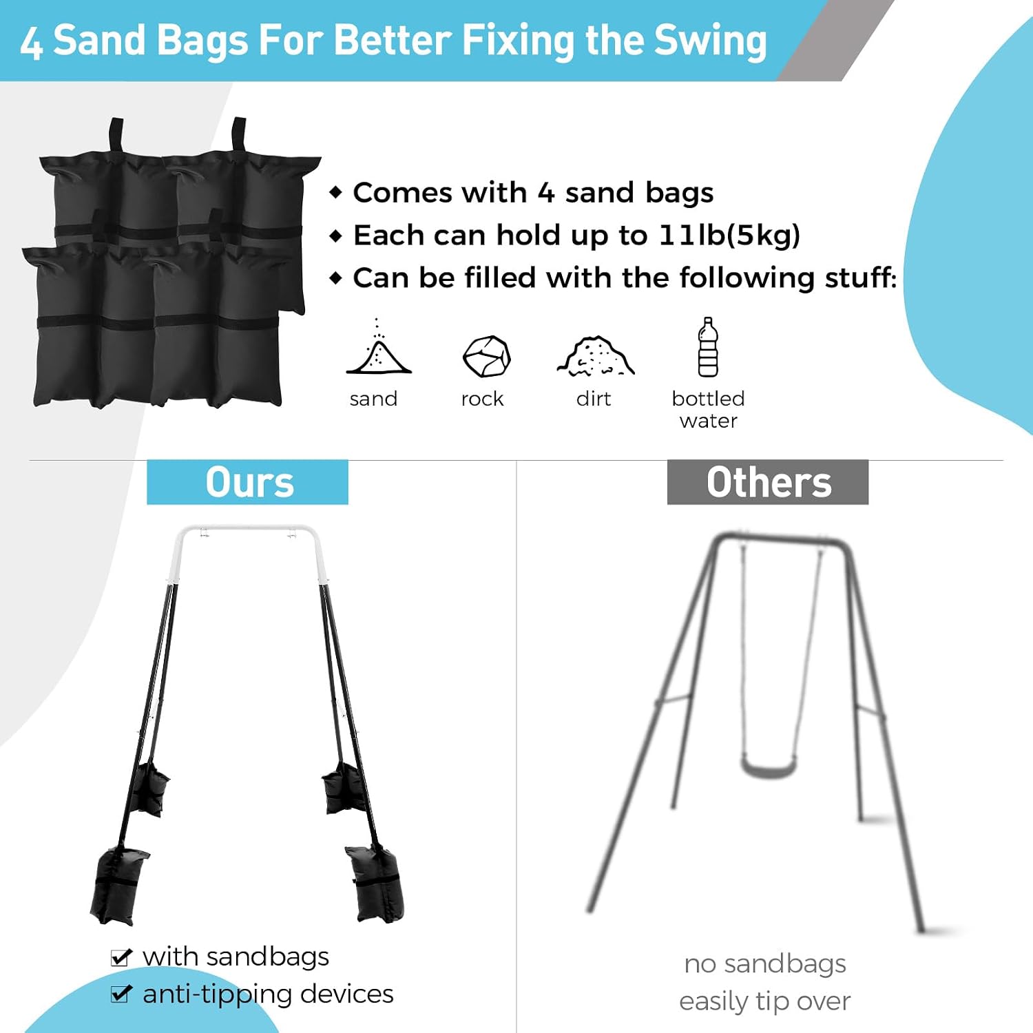 Складная подставка для качелей – обзор и цена Kids Outdoor Foldable Chair