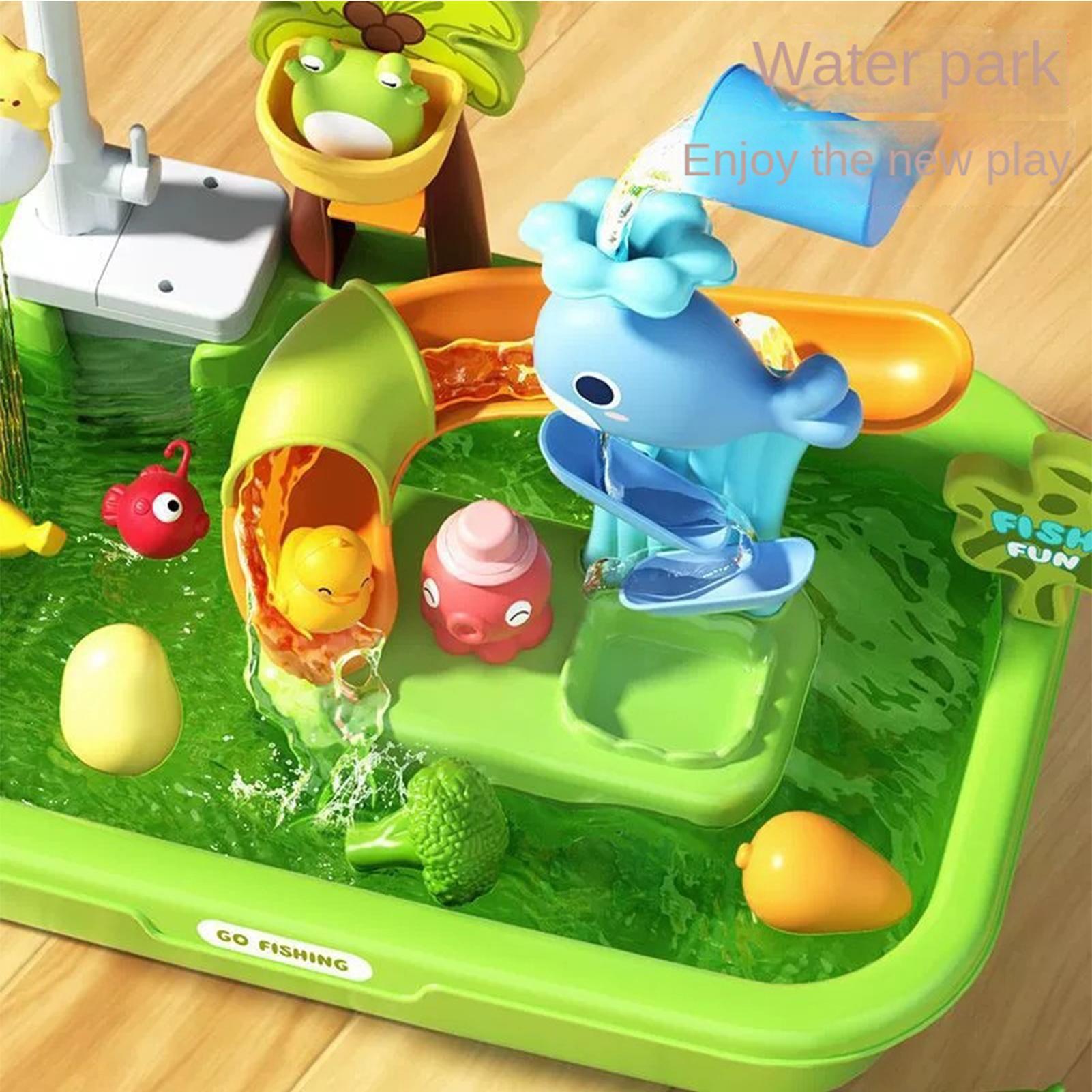 Водный игровой стол-песочница  – обзор и цена Kids Outdoor Sensory Table