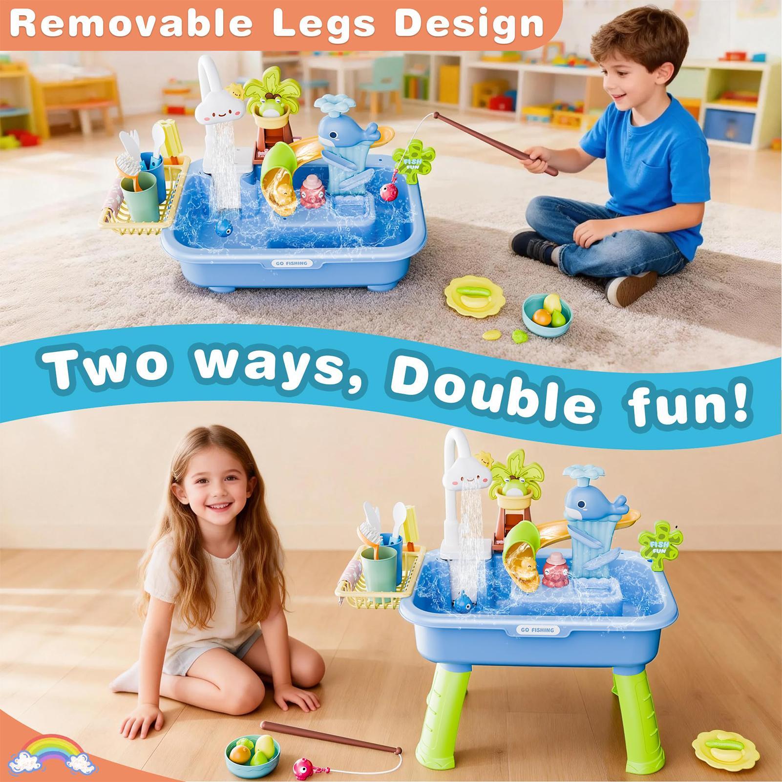 Водный игровой стол-песочница  – обзор и цена Kids Outdoor Sensory Table