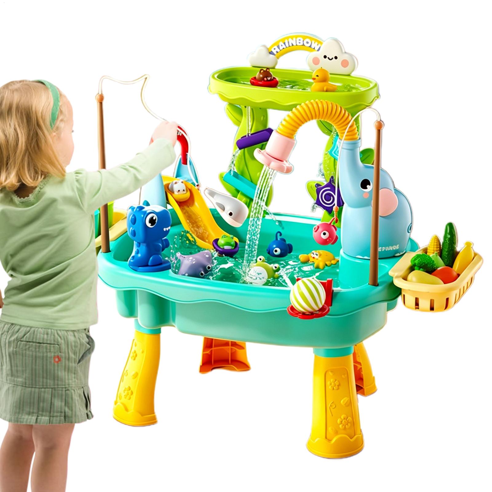 Детский водный столик-кухня с  – обзор и цена Kids Outdoor Sensory Table