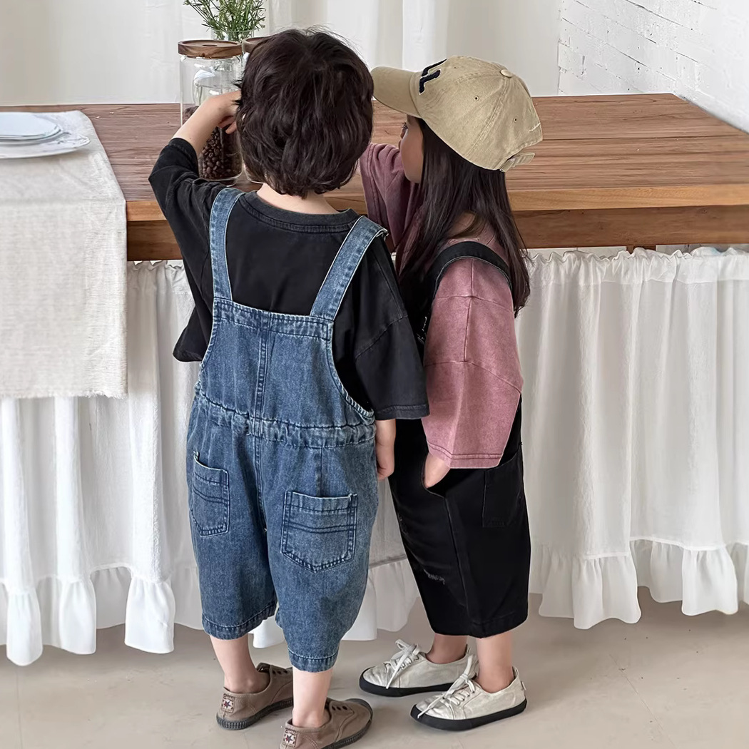 Летний джинсовый комбинезон ун – обзор и цена Kids Outdoor Overalls