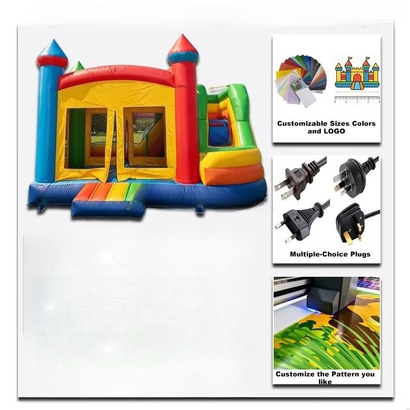 Надувные батуты для улицы, над – обзор и цена Kids Outdoor Slide