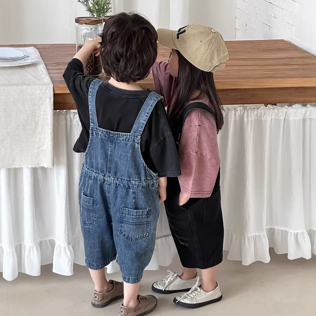 Летний джинсовый комбинезон ун – обзор и цена Kids Outdoor Overalls