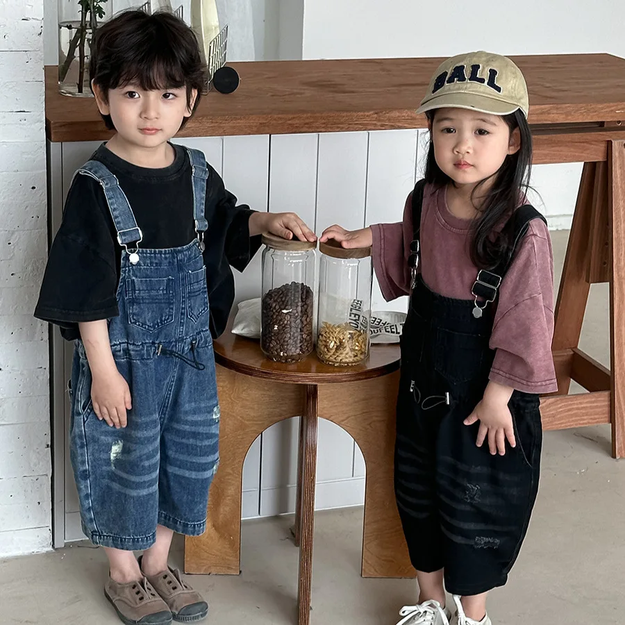 Летний джинсовый комбинезон ун – обзор и цена Kids Outdoor Overalls
