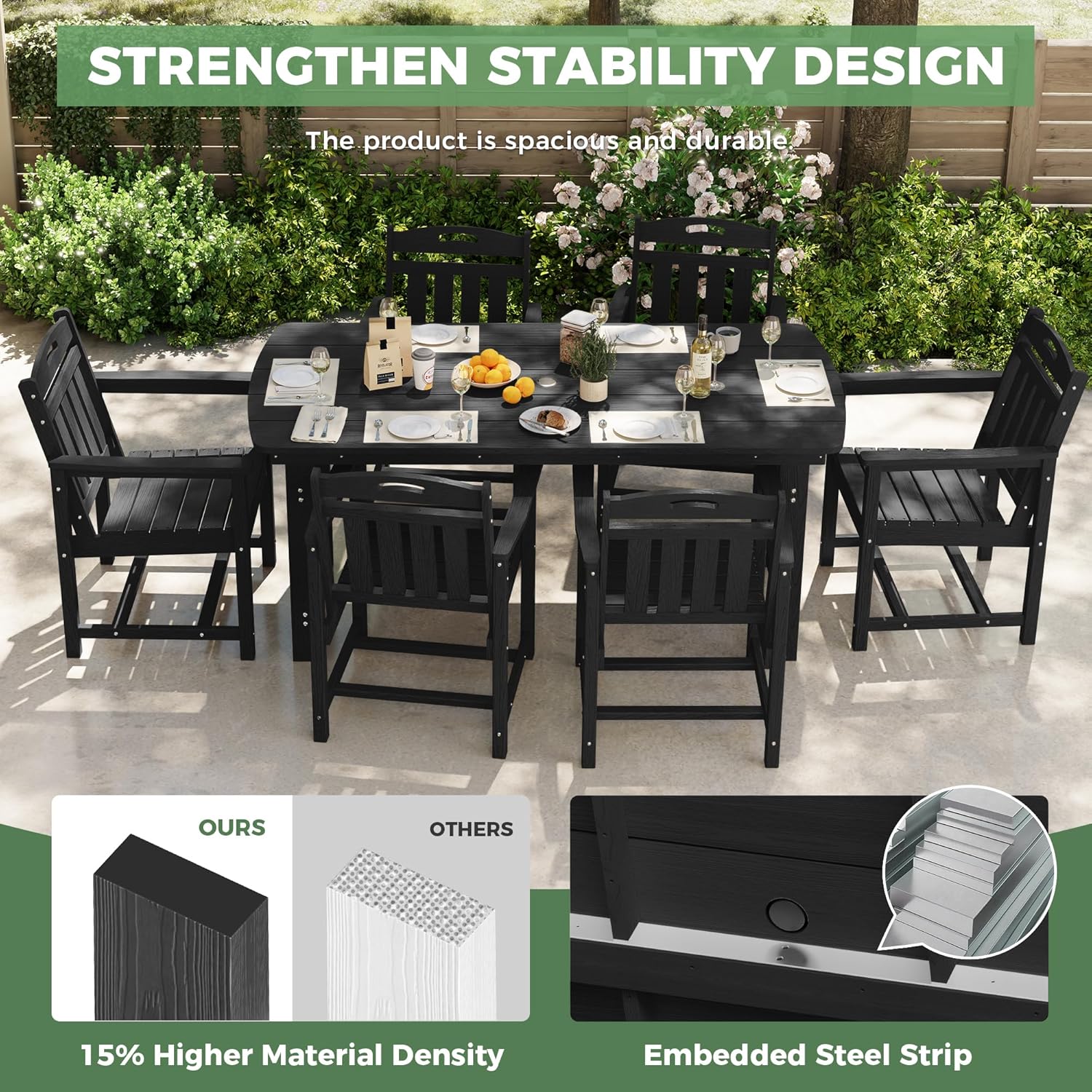 Комплект для уличной обеденной – обзор и цена Kids Outdoor Dining Table