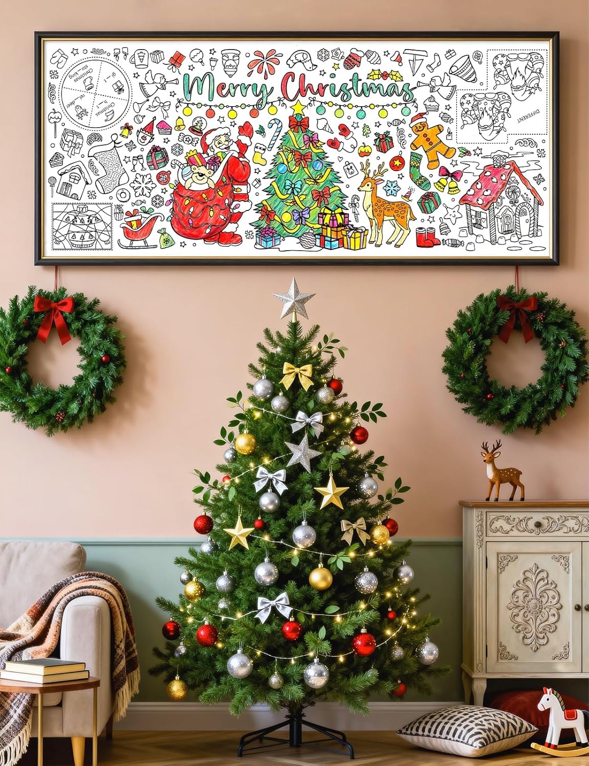 Рождественский гигантский раск – обзор и цена Kids Outdoor Xmas Gifts