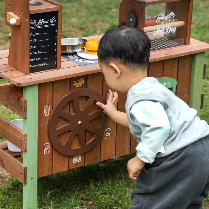 Деревянная уличная кухня для д – обзор и цена Kids Outdoor Mud Kitchen
