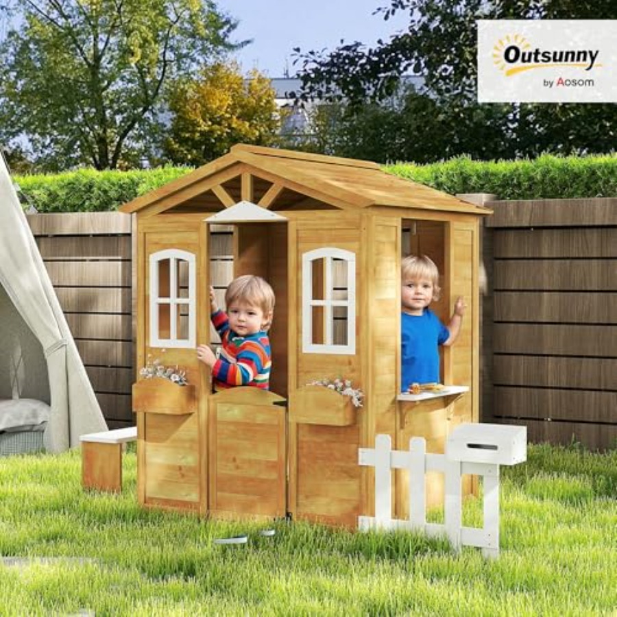 Детский уличный игровой домик  – обзор и цена Kids Outdoor Nature Play
