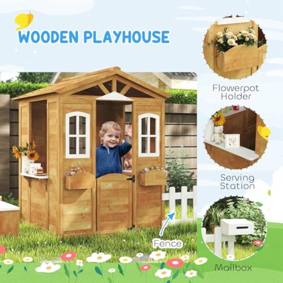 Детский уличный игровой домик  – обзор и цена Kids Outdoor Nature Play