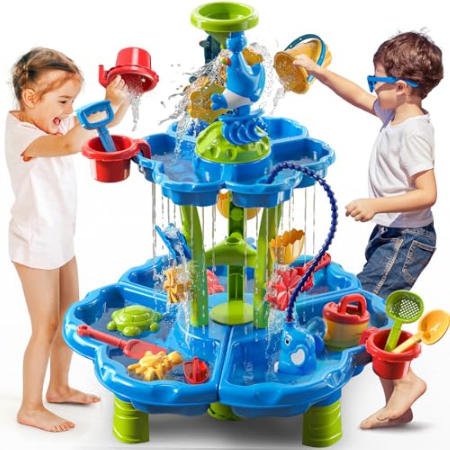 Детский сенсорный водный столи – обзор и цена Kids Outdoor Sensory Table